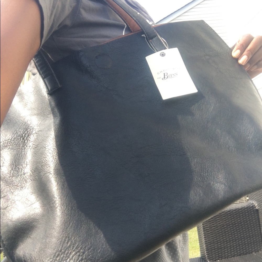 Bass leather tote - Picture 3 of 5